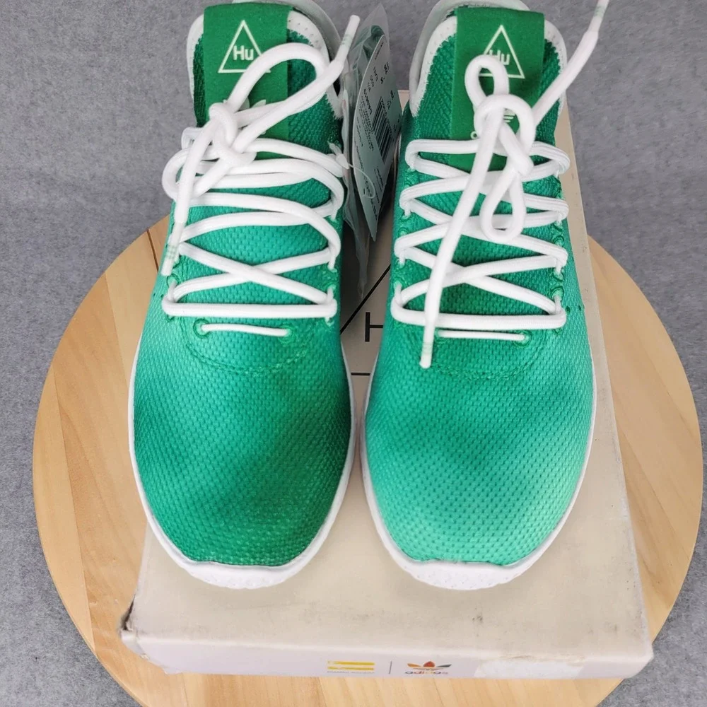 Adidas PW HU HOLI Tennis Hu Pharrell Williams‎ Mens 4 Green DA9619 Sneakers